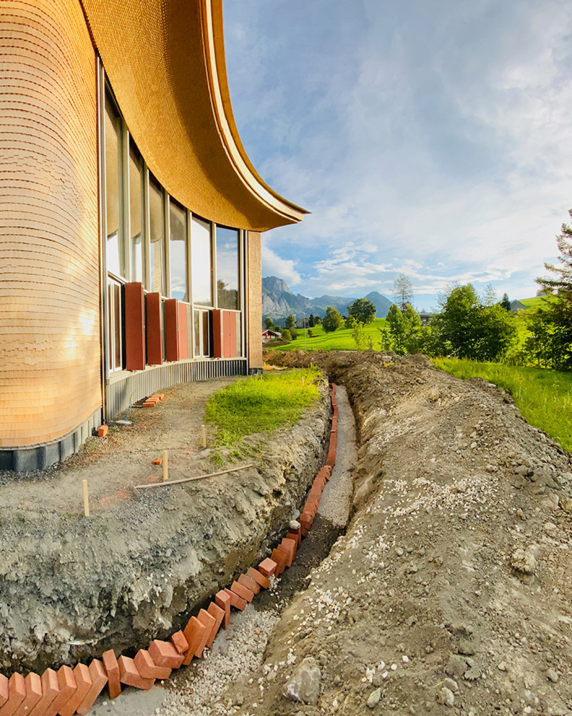 Opus spicatum im Bau