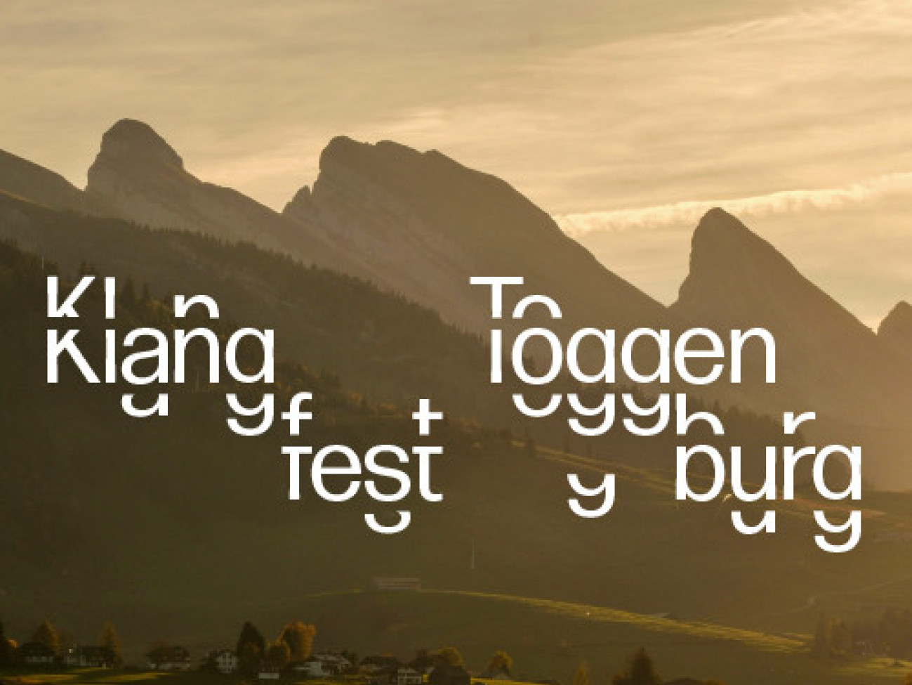 Klangfest'26 in der Klangwelt Toggenburg