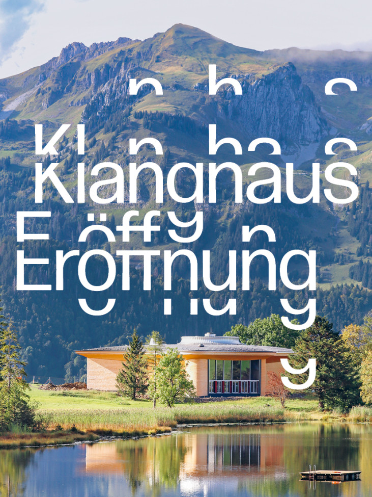 Festprogramm Cover Klanghaus Toggenburg Eröffnung