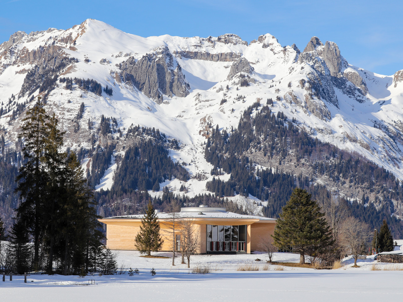 klanghaus im Winter
